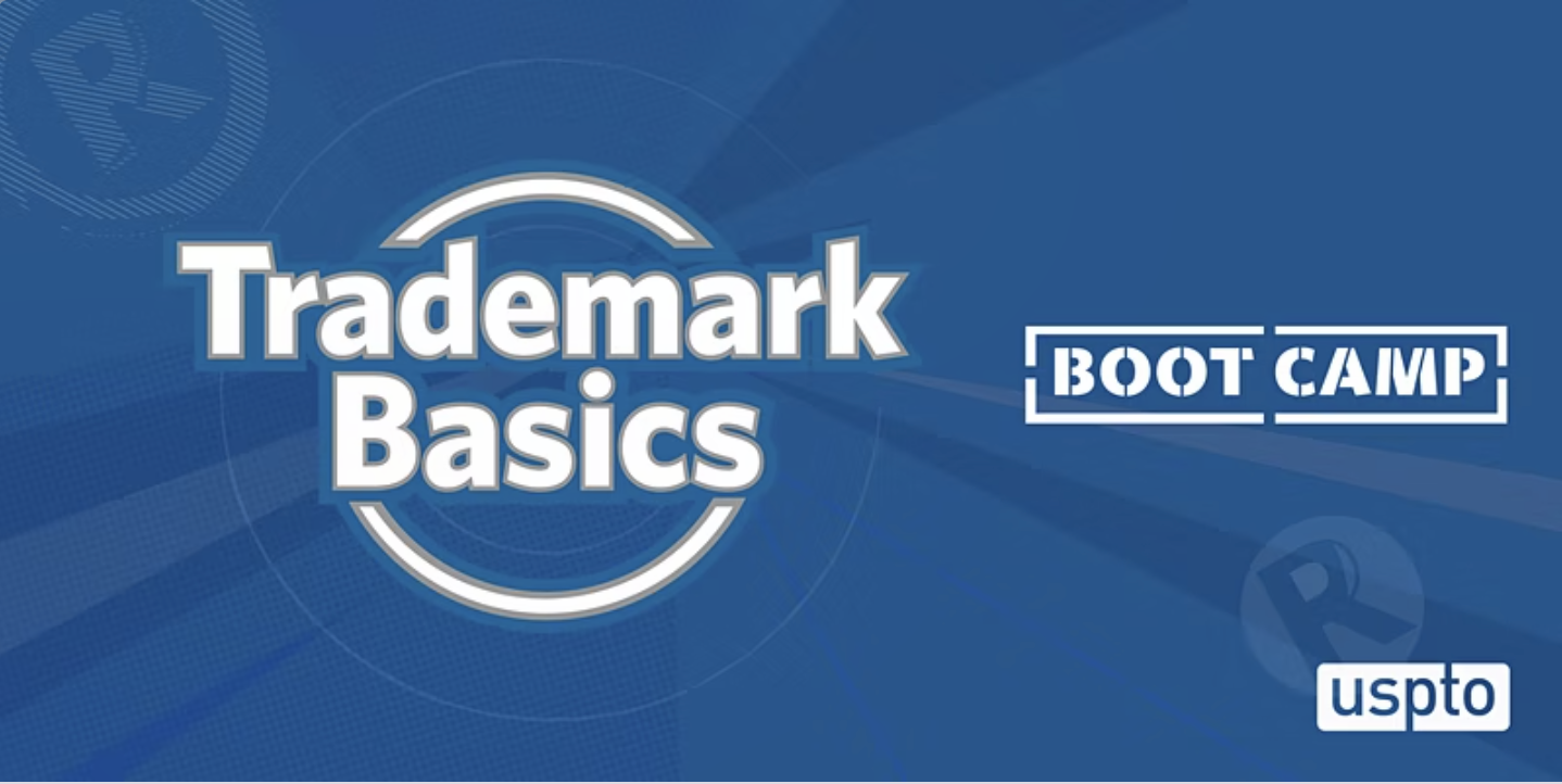 USPTO Trademark Basics Boot Camp Logo Image