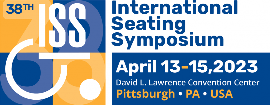 38th International Seating Symposium April 13-15, 2023 banner. Location Pittsburgh, PA, USA