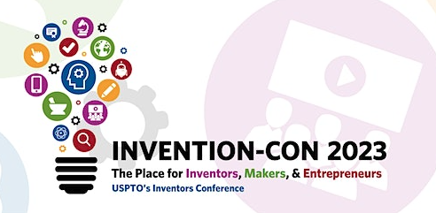 Lightbulb Icon with Invention-Con 2023 title