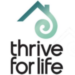 Thrive For Life Square Logo with House